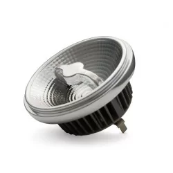 Standard 12 V Réflecteur LED AR111 G5,3 500lm 8W 2700K Alu