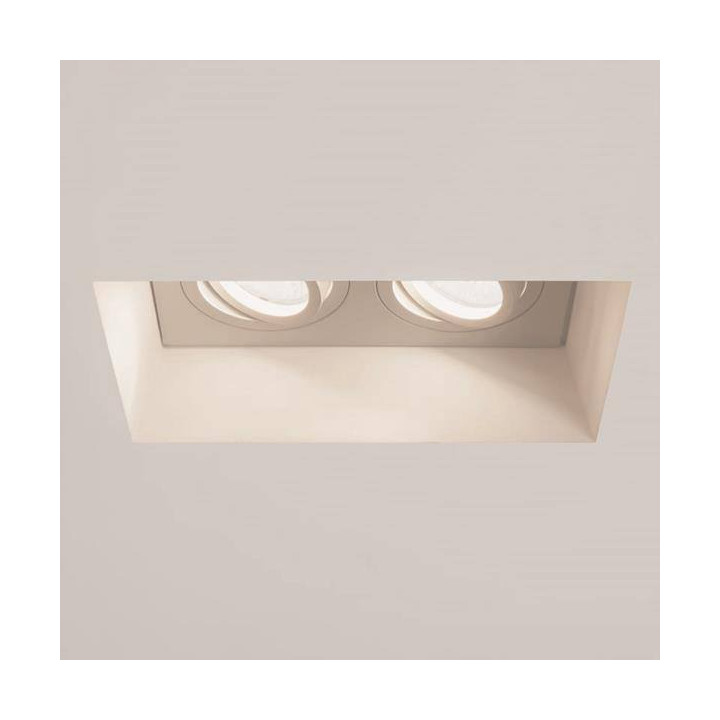 ASTRO Blanco Adjustable Twin 1253006 podw&oacute;jna oprawa wpuszczana z gipsu