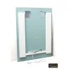 Mirror 120x90cm with LED backlight