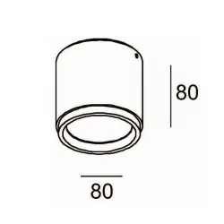 Surface mounted LED ELKIM RETI 104