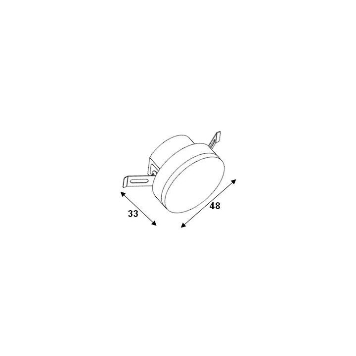 Lampka schodowa LED ELKIM LESEL 009B