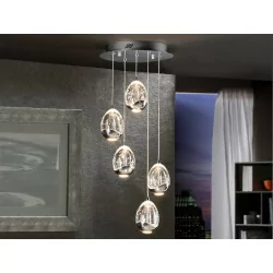 Pendant lamp SCHULLER ROCIO 5 LED