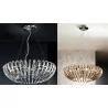 Pendant lamp SCHULLER ARIADNA 12L chrome, champagne