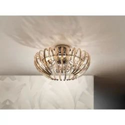 Ceiling lamp SCHULLER ARIADNA 9L chrome, champagne