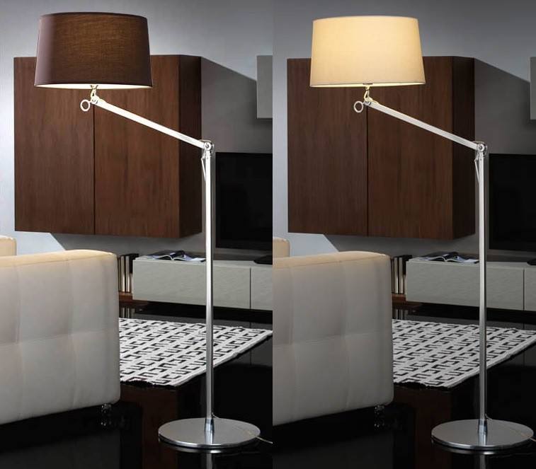 Schuller Atlas 619830 Anodized Floor Lamp