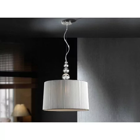 Pendant lamp SCHULLER MERCURY white, black, clear Pendant lamp SCHULLER MERCURY white, black, clear