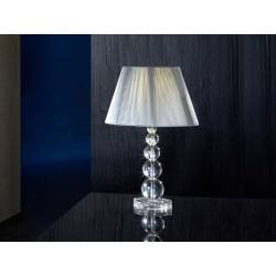 Lampa stołowa SCHULLER MERCURY biała, czarna, przeźroczysta