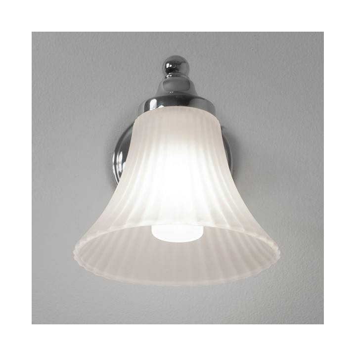 ASTRO NENA 1105001 bathroom wall light chrome with white glass