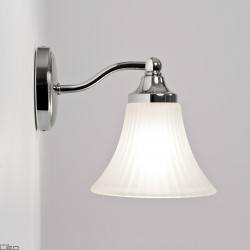 ASTRO NENA 1105001 bathroom wall light chrome with white glass