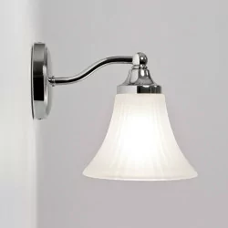 ASTRO NENA 1105001 bathroom wall light chrome with white glass