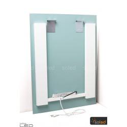 Mirror with LED backlighting 90x80cm