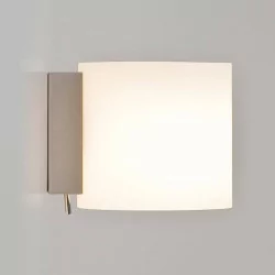 ASTRO Luga Switched 1074001 round wall lamp made of glass with a switch