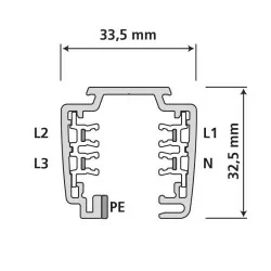 3-circuit surface tracks alu, white, black