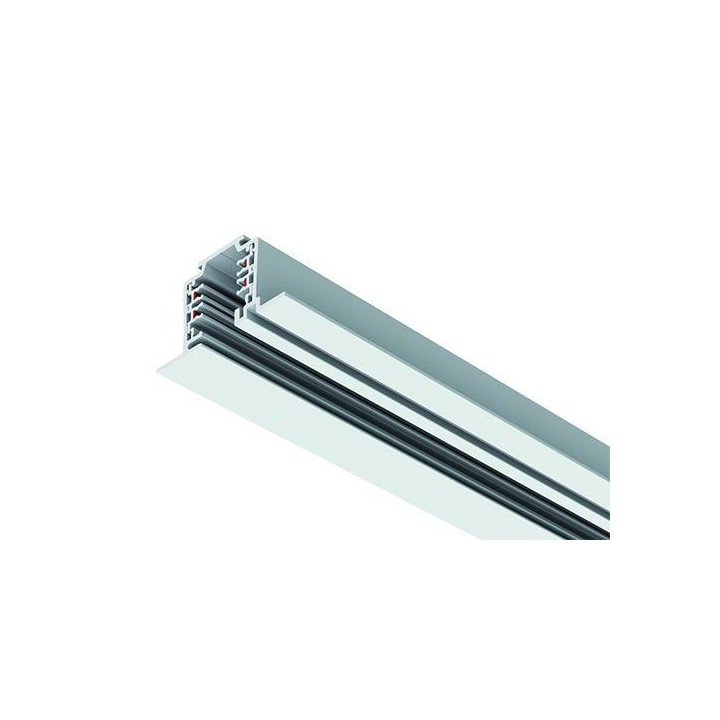 3-circuit lighting track recessed alu, white, black