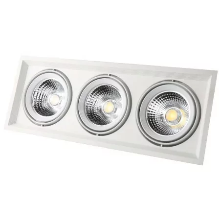 Downlight recessed LED COB 2x25W white, black Downlight recessed LED COB 2x25W white, black