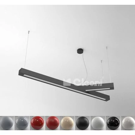 CLEONI Ramita 1373T1PN4 suspended LED lamp 45W CLEONI Ramita 1373T1PN4 suspended LED lamp 45W