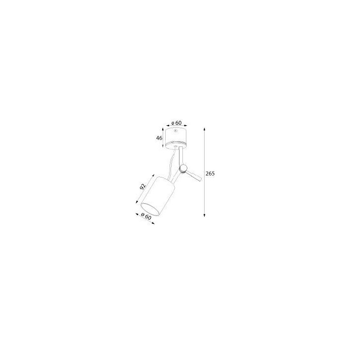 CLEONI MINORIS T091A1 reflektor sufitowy GU10 230V