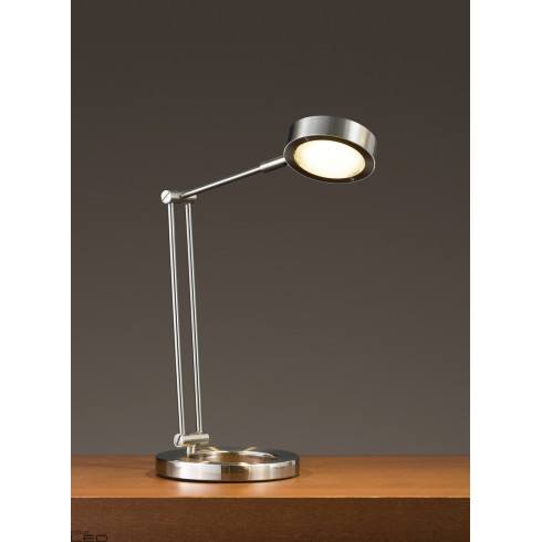 Paulmann Zed LED lampka biurkowa 5W żelazo sat.