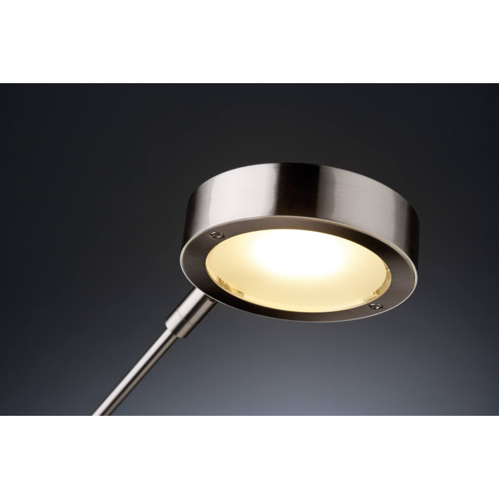 Paulmann Zed LED lampka biurkowa 5W żelazo sat.