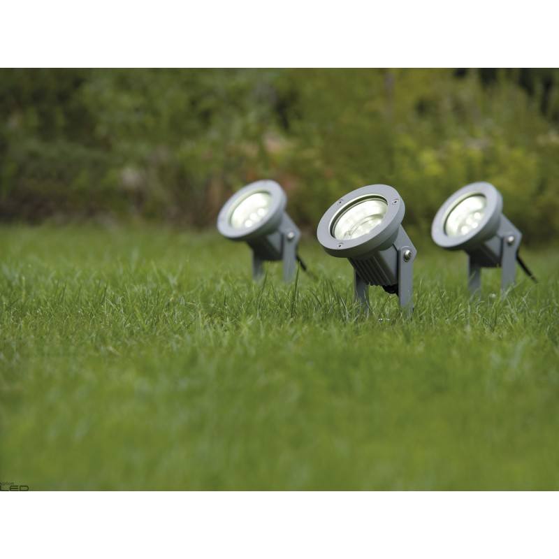 Garden Plant Light Spike Special Line 3w Led Paulmann Aluminium Outdoor Plant Light Spike Special Line 3w Led Aluminium 3 Pc Set