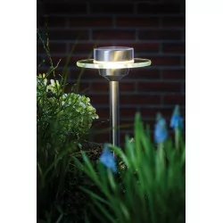 Paulmann Special Line outdoor solar spike, Ufo, LED Stainless steel, Clear, 1 pc. set