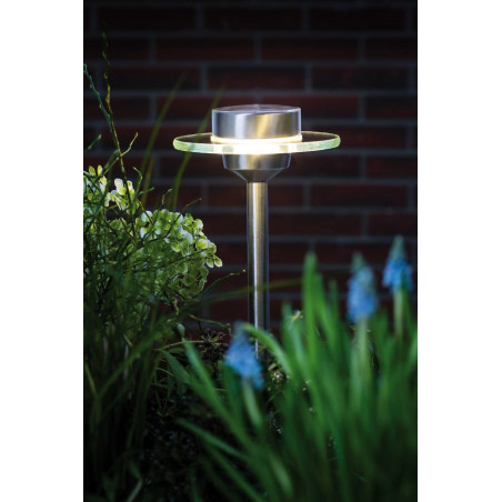 Paulmann Special Line outdoor solar spike, Ufo, LED Stainless steel, Clear, 1 pc. set
