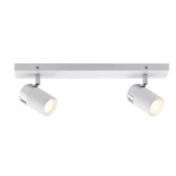 Paulmann Spotlight LED 2x3,5W Zyli IP44 bar 230V, White/chrome