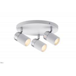 Paulmann Spotlight LED 3x3,5W Zyli IP44 Rondell 230V, White/chrome
