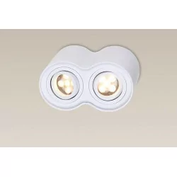 MAXlight BASIC ROUND II Plafon GU10 C0085, C0086, C0087 biały, czarny, aluminium