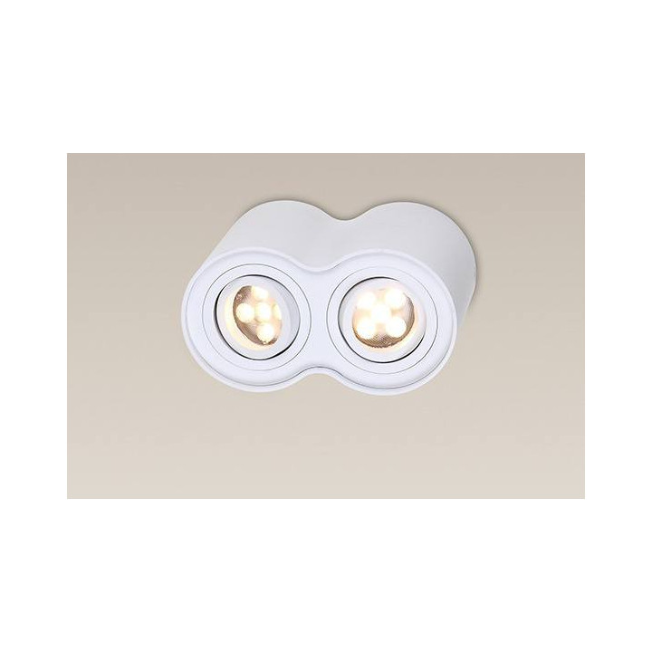 MAXlight BASIC ROUND II Plafon GU10 C0085, C0086, C0087 biały, czarny, aluminium