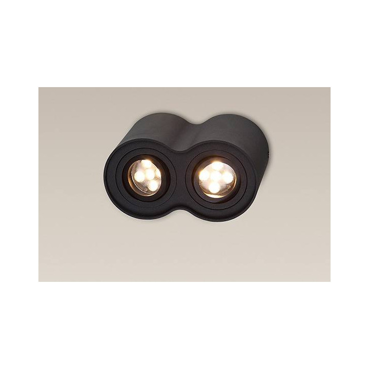 MAXlight BASIC ROUND II Plafon GU10 C0085, C0086, C0087 biały, czarny, aluminium