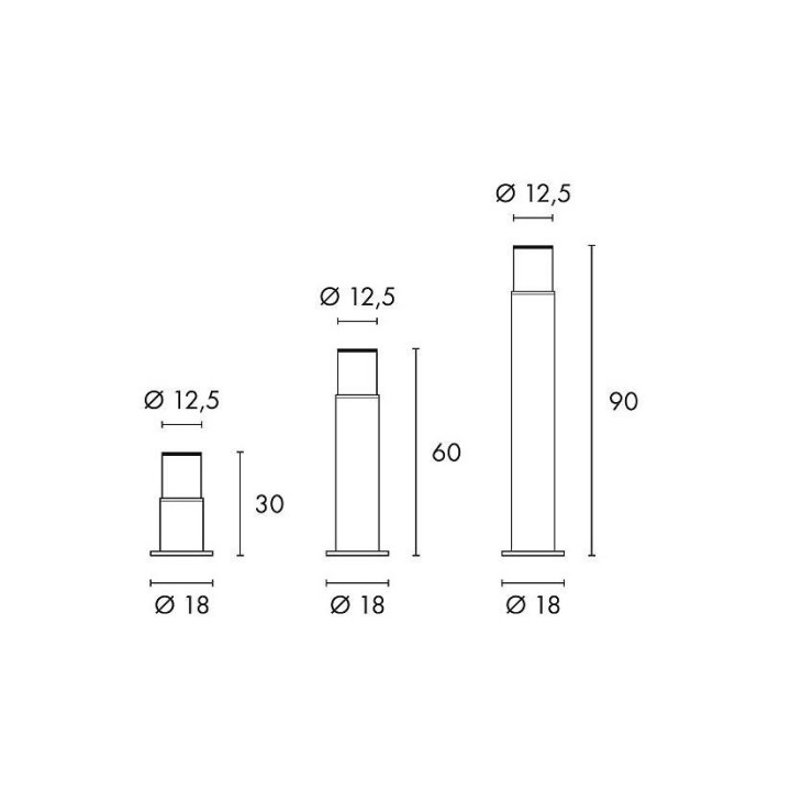 SLV ROX ACRYL 30/60/90 Pole E27