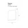 MAXlight MAXIM IP44 W0161 LED 1x7.5W 500lm white metal,glass