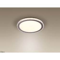 MAXlight PREZZIO ROUND 2875 ceiling lamp 1x24W LED chrome 230V glass/metal