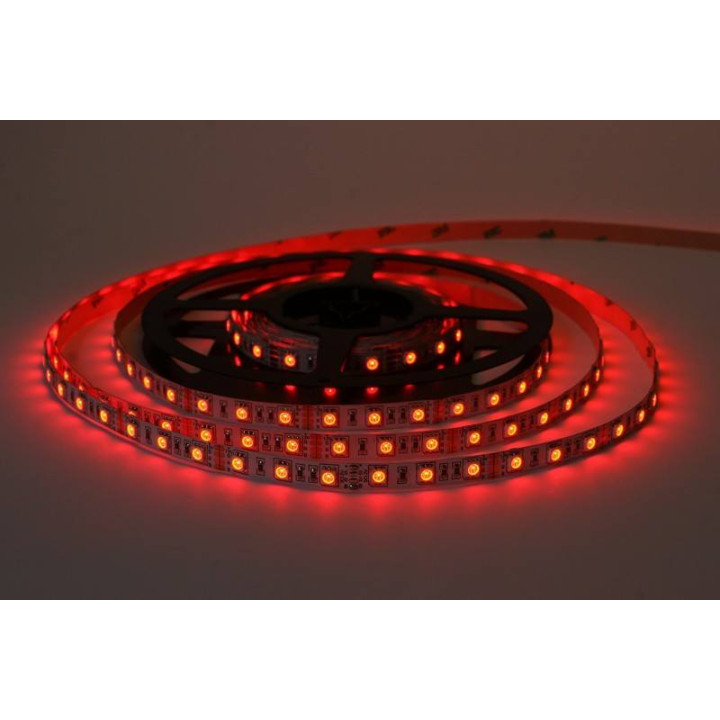 Taśma LED RGB 300LED SMD5050 60LED/m 10mm Rolka 5m niewodoodporna