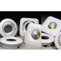 BPM LUCIA SQUARE 3281 white, black, grey 12V, 230V, LED