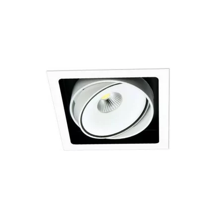 BPM GRAN CUBE 8210 12V 16,3W square white, alu downlight