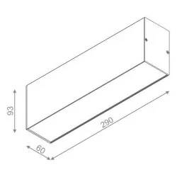 AQFORM SET TRU 29 LED natynkowy 45942