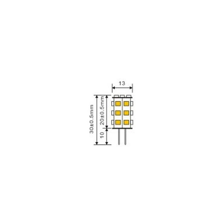 Żar&oacute;wka ORO G4 21 LED SMD Biała Ciepła 360 Stopni