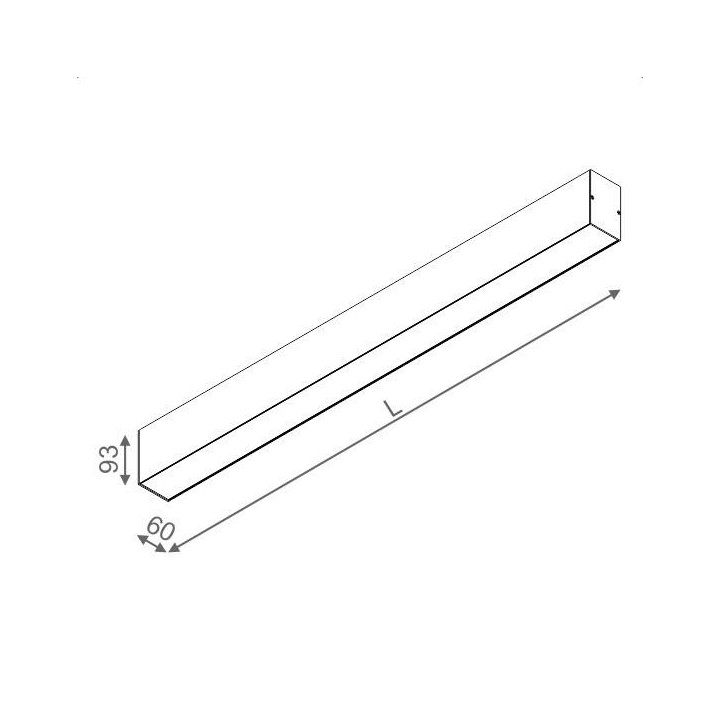 AQUAFORM SET TRU LED hermetic wall IP44