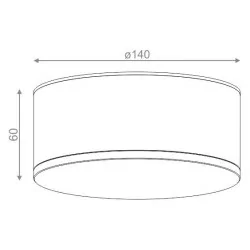 AQFORM ONLY round 6 LED 230V natynkowy 45312