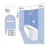 ASTRO VERSAILLES LED 7837, 7838 Bathroom wall-light 3.2W, 6.4W IP44 chrome