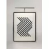 ASTRO MONDRIAN FRAME MOUNTED 600 LED brązowy, czarny