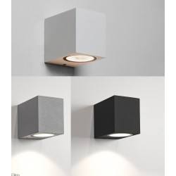 ASTRO Chios 80 wall light black, silver, white IP44