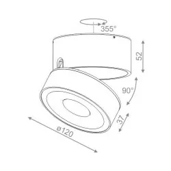 AQFORM QRLED move reflektor 12528