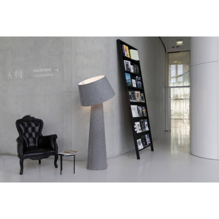MOREE ALICE XL LED RGB lampa podłogowa z filcu z pilotem