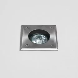 ASTRO Gramos Square outdoor luminaire stainless steel, brass