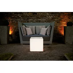 MOREE Stolik/pufa Cube LED Accu Outdoor 09-01-02