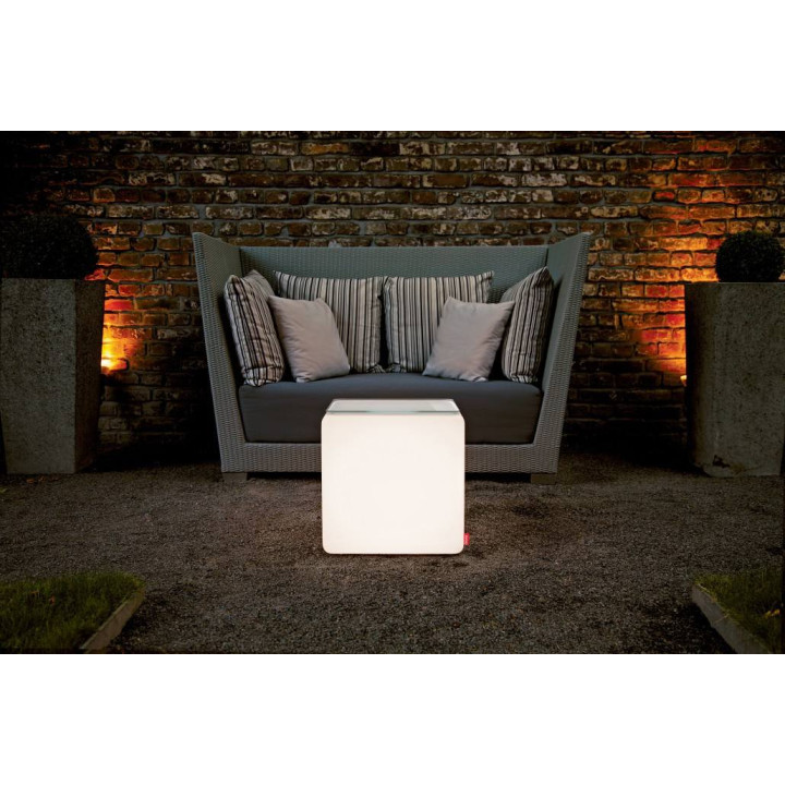 MOREE Stolik/pufa Cube LED Accu Outdoor 09-01-02