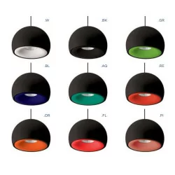 BPM ORACLE 8099.02 LED 16W white, black pendant lamp